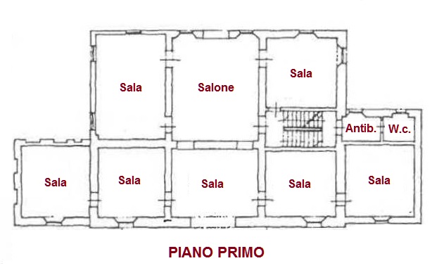 Piano primo Villa