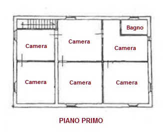 Piano primo colonica