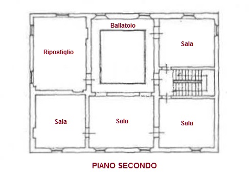 Piano secondo Villa