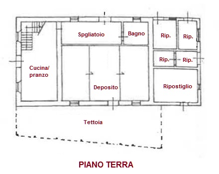 Piano terra colonica