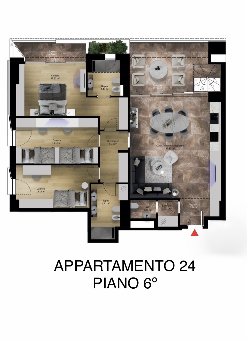 App 24 piano 6