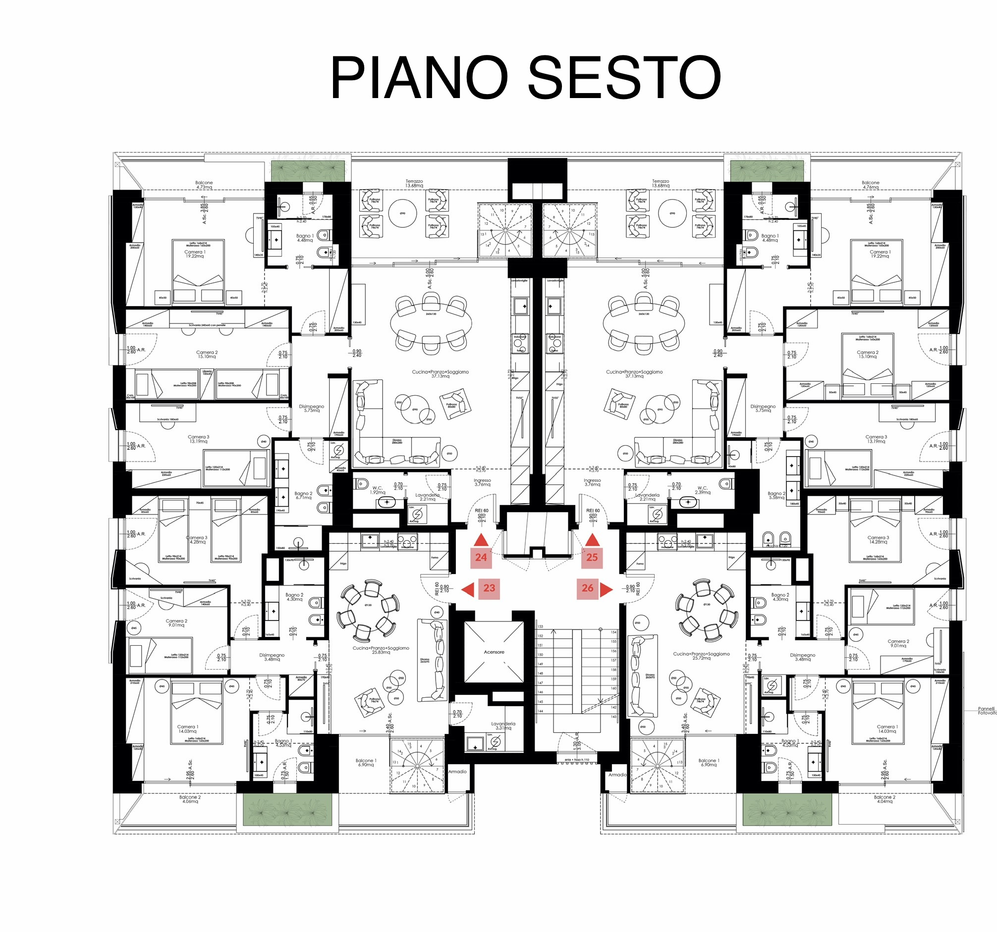 Piano sesto
